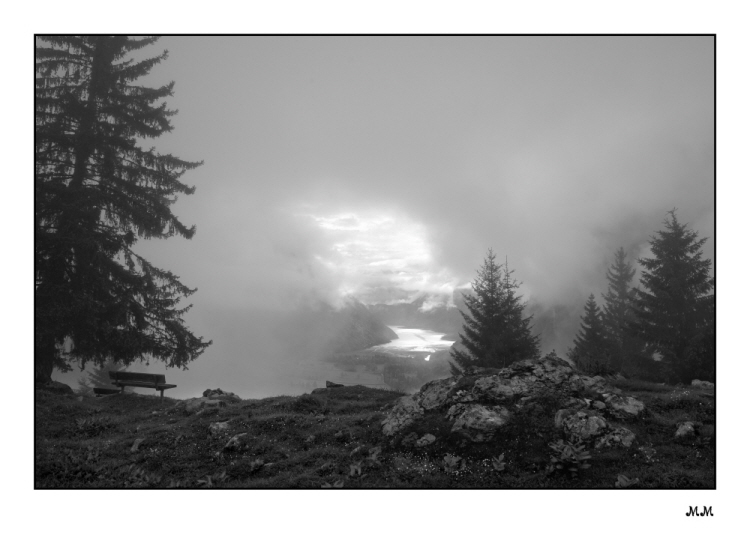 Aussicht auf den Klöntalersee